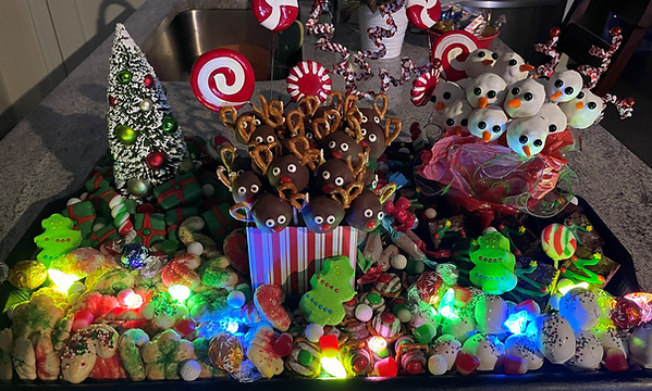 Large 'Holiday' Sweets Tray